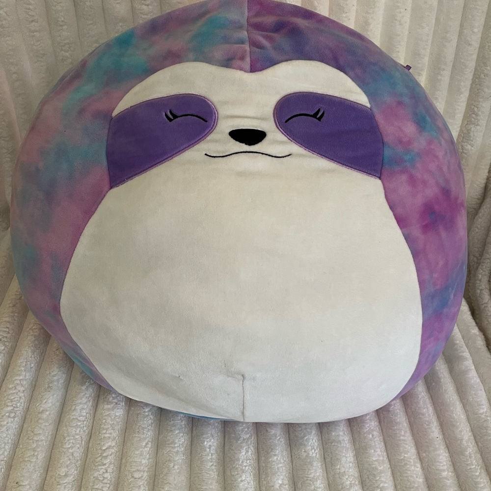 Squishmallows Multicolor Sloth Plush